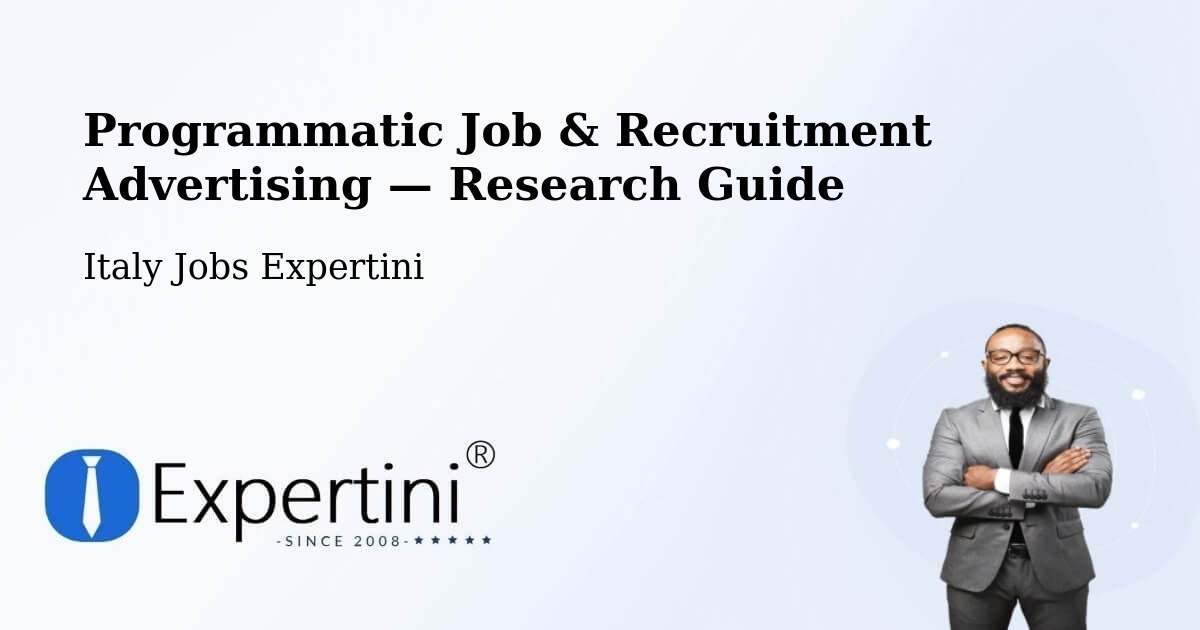 Programmatic Job & Recruitment Advertising — Research Guide – Premolo