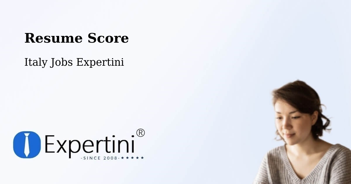 Resume Score & Job Description Match Tool – Premolo - Italy Jobs Expertini